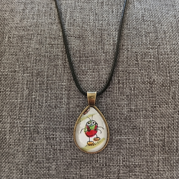 Richard Scarry Bug necklace 1970s book page - Picture 3 of 5